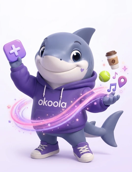 Акула Okoola с идеями для совместных планов